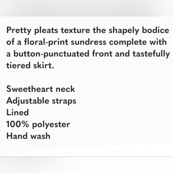 New All in Favor Size XL Floral Pleat Bodice Tiered Sundress Orange Floral - Picture 6 of 12